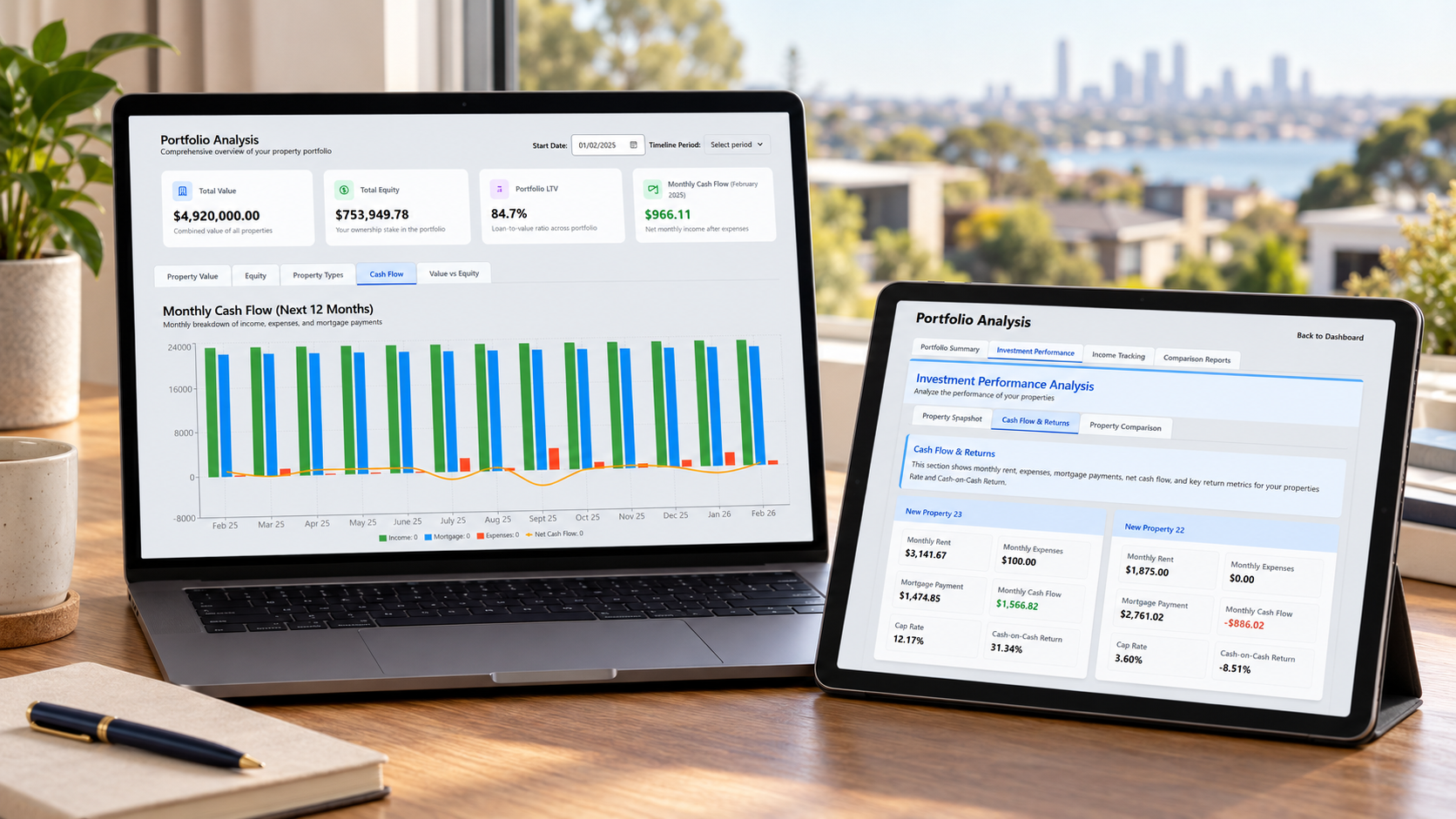 Supplied MortgageMateAU investment cash flow product image